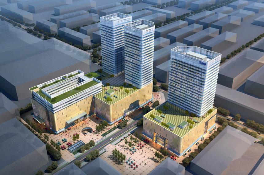 荷花池广场金牛之心VISA公馆